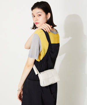 編み込みショルダーミニバッグ/BA-213