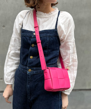 編み込みショルダーミニバッグ/BA-213