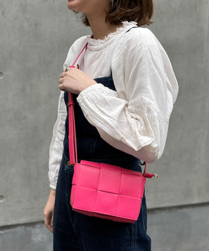 編み込みショルダーミニバッグ/BA-213