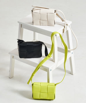 編み込みショルダーミニバッグ/BA-213