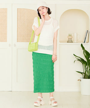 編み込みショルダーミニバッグ/BA-213