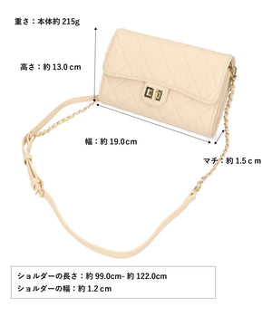 キルティングお財布バッグ/BA-238