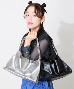 ソフトレザースクエアハンドバッグ/BA-250