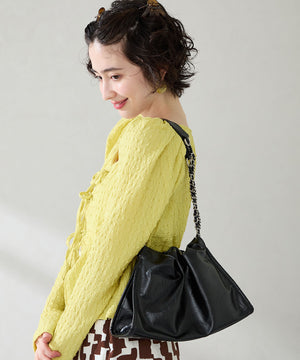 ソフトレザースクエアハンドバッグ/BA-250