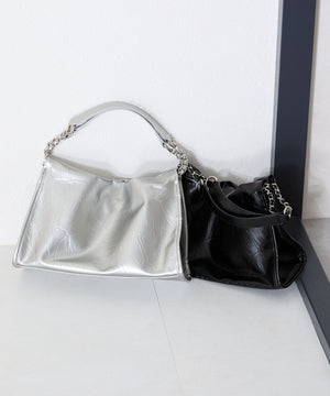 ソフトレザースクエアハンドバッグ/BA-250