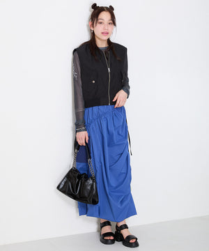 ソフトレザースクエアハンドバッグ/BA-250