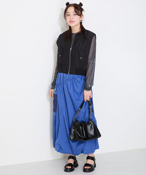 ソフトレザースクエアハンドバッグ/BA-250