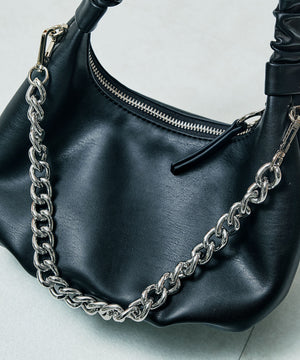 ギャザーハンドチェーン付きバッグ/BA-251