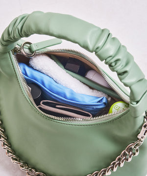 ギャザーハンドチェーン付きバッグ/BA-251