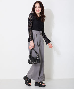 ギャザーハンドチェーン付きバッグ/BA-251