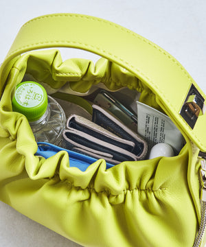 トラペーズギャザーハンドバッグ/BA-254