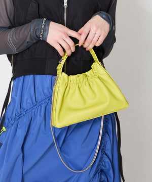 トラペーズギャザーハンドバッグ/BA-254