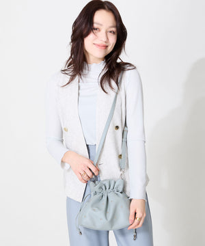 ビジュー巾着バッグ/BA-258