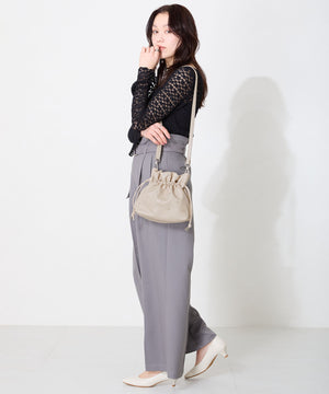 ビジュー巾着バッグ/BA-258