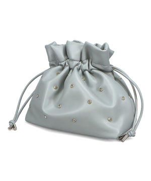 ビジュー巾着バッグ/BA-258