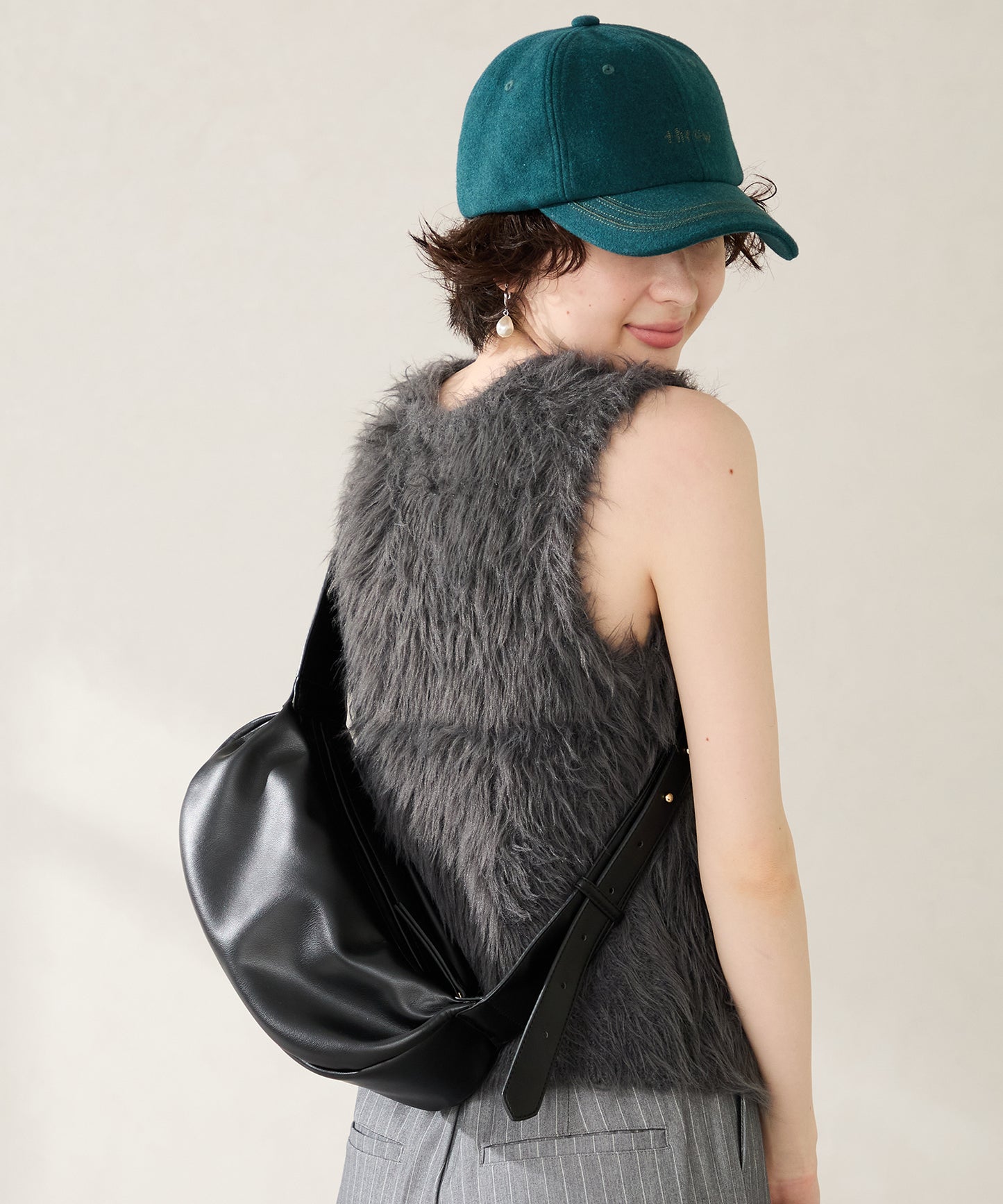 ソフトフェイクレザーボディーバッグ/BA-264