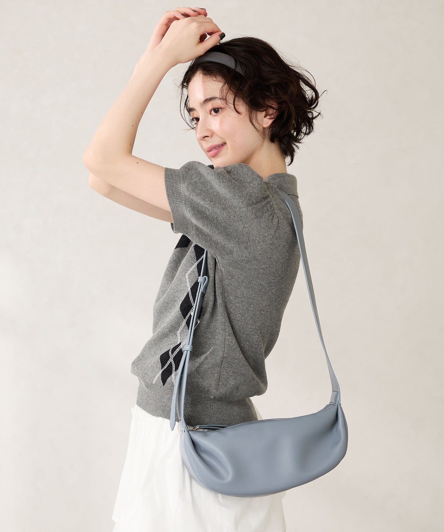 ソフトフェイクレザーボディーバッグ/BA-264