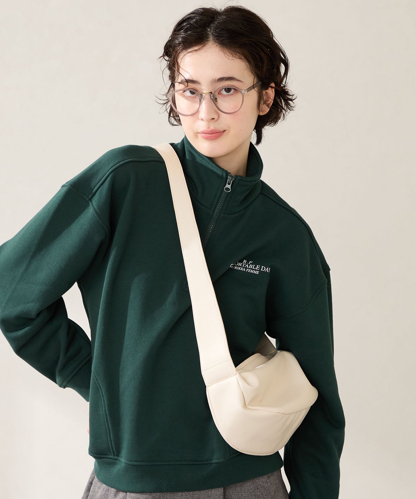 ソフトフェイクレザーボディーバッグ/BA-264