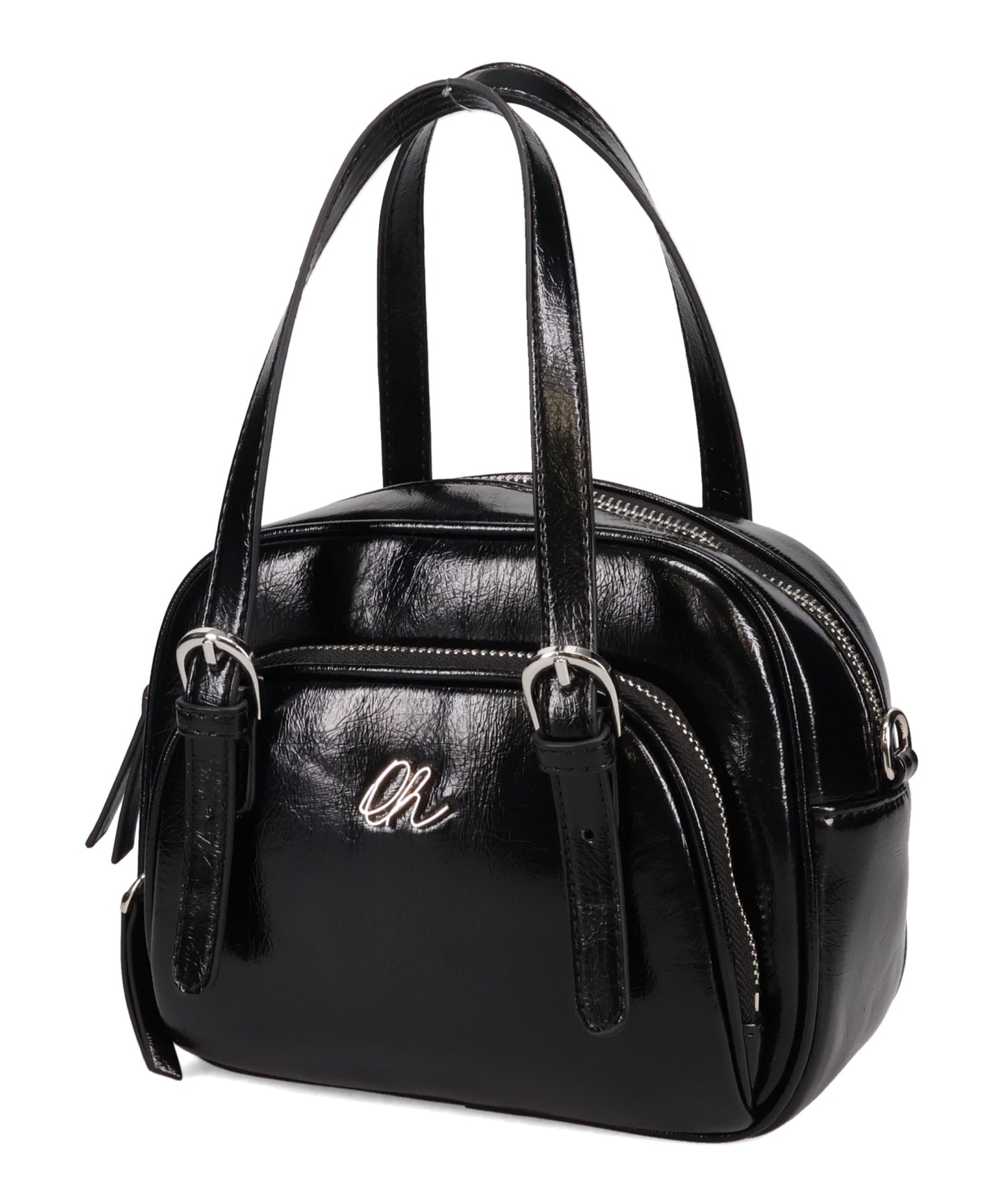 シルバーロゴモチーフボストンバッグ/BA-265