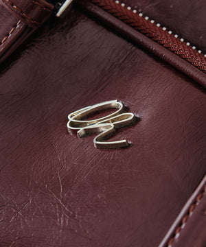 シルバーロゴモチーフボストンバッグ/BA-265