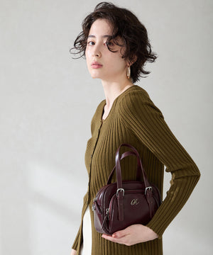 シルバーロゴモチーフボストンバッグ/BA-265