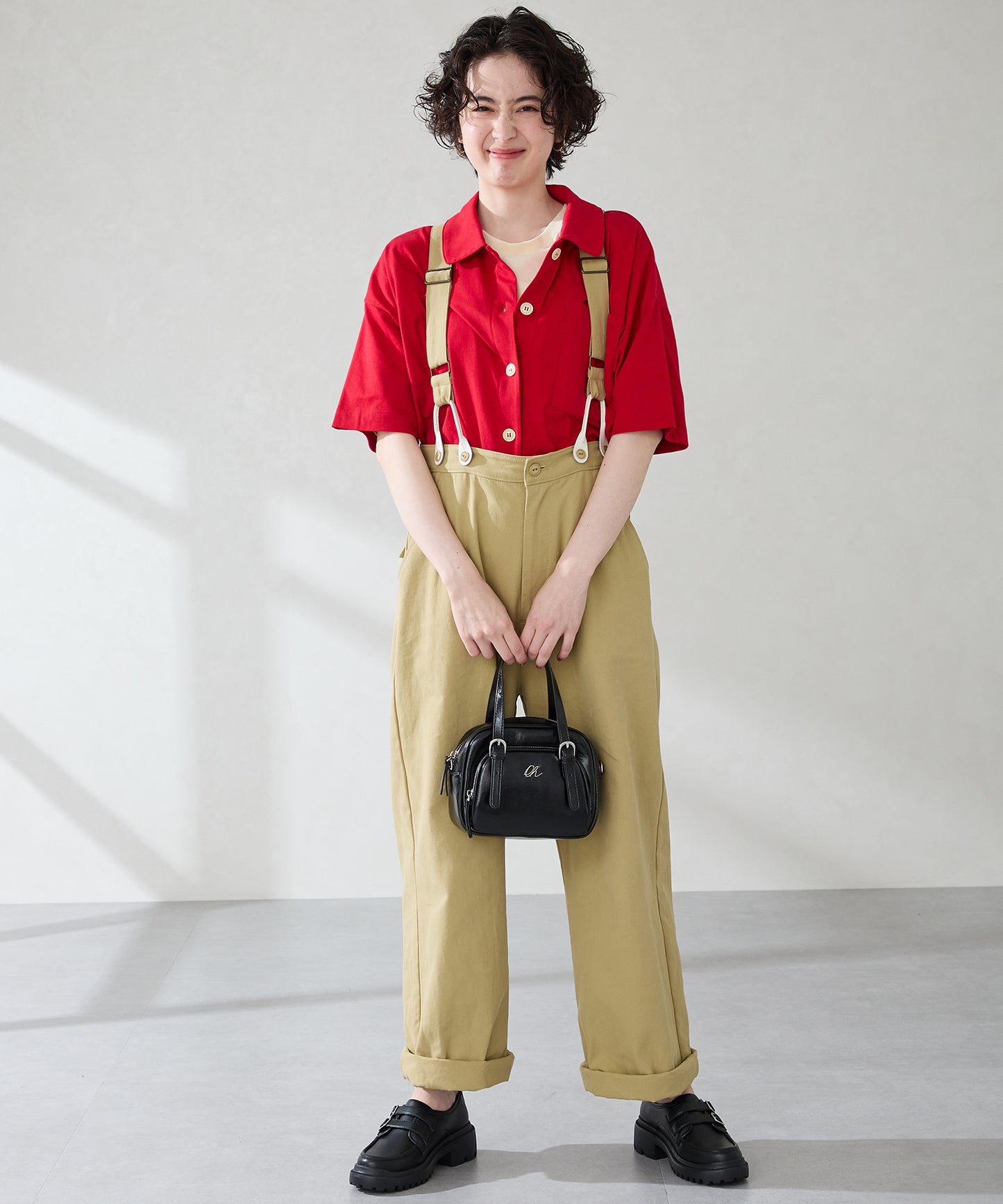 シルバーロゴモチーフボストンバッグ/BA-265