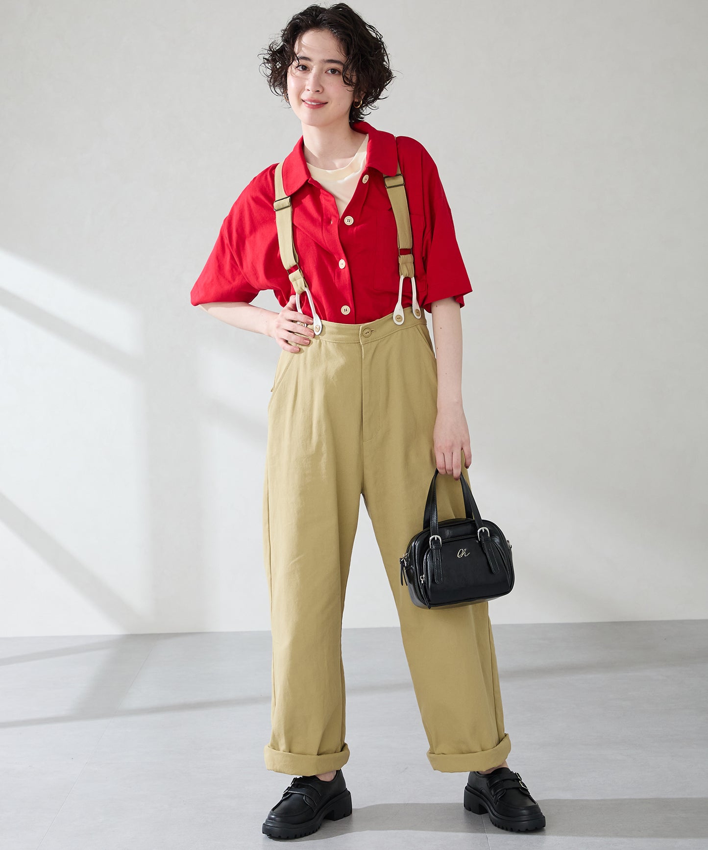 シルバーロゴモチーフボストンバッグ/BA-265