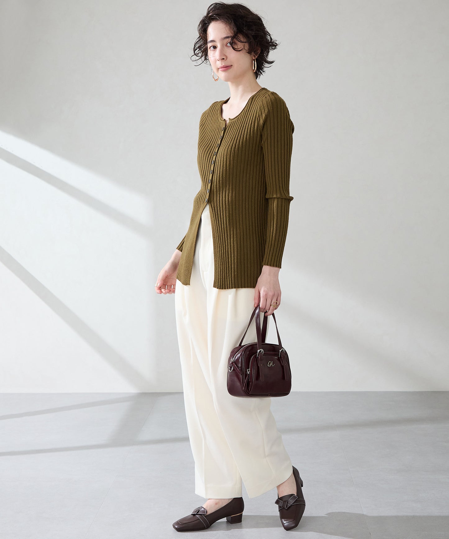 シルバーロゴモチーフボストンバッグ/BA-265