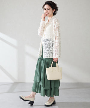 ボタンモチーフハンドバッグ/BA-266