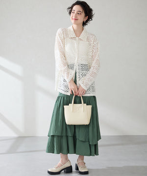 ボタンモチーフハンドバッグ/BA-266