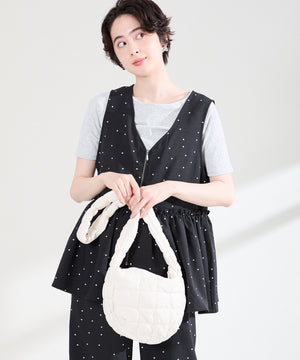【WEB限定】キルティングナイロンショルダーバッグ/BA-272