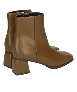 ワイドスクエアトゥミドルブーツ/11392