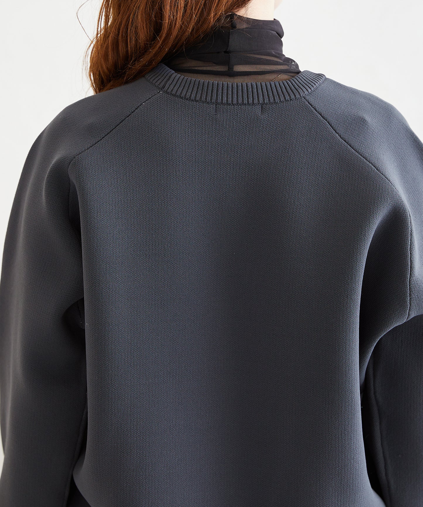 スウェット風ロゴニット/AC3310