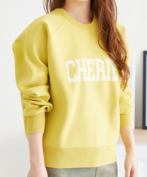 スウェット風ロゴニット/AC3310