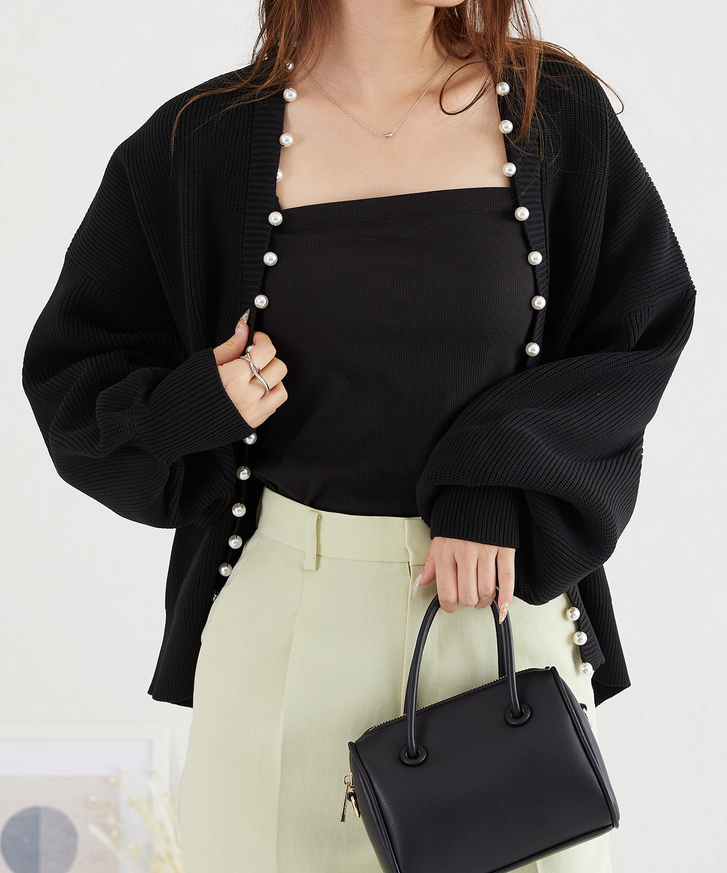 パールニットカーディガン/AC3312