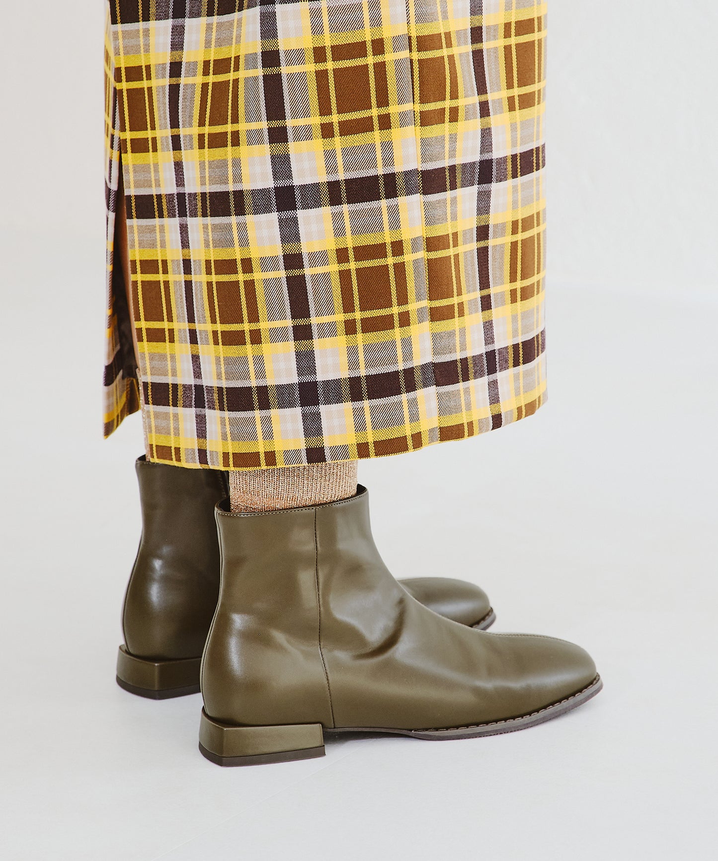 センターシームショートブーツ/21407