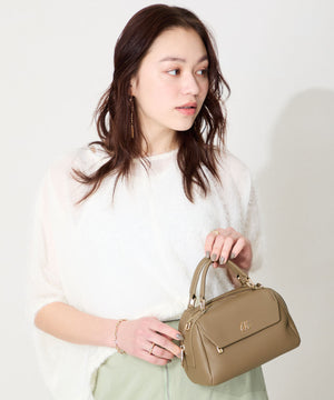 ゴールドロゴモチーフハンドバッグ/BA-241