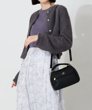 ゴールドロゴモチーフハンドバッグ/BA-241