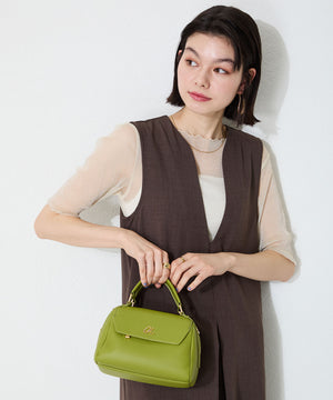 ゴールドロゴモチーフハンドバッグ/BA-241