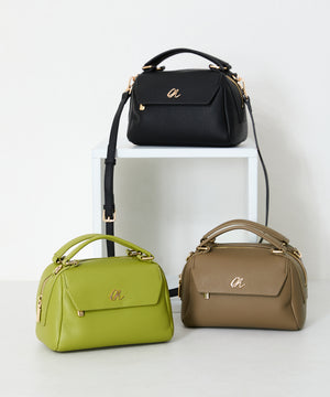 ゴールドロゴモチーフハンドバッグ/BA-241