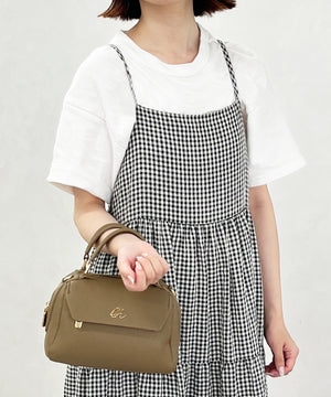 ゴールドロゴモチーフハンドバッグ/BA-241