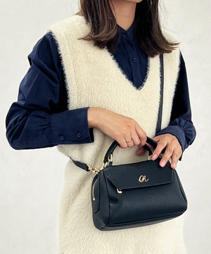 ゴールドロゴモチーフハンドバッグ/BA-241