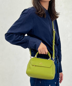 ゴールドロゴモチーフハンドバッグ/BA-241