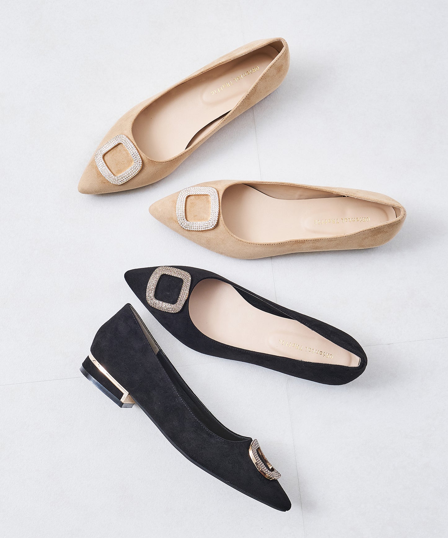 ビジューバックルモチーフパンプス/WEB限定/25102