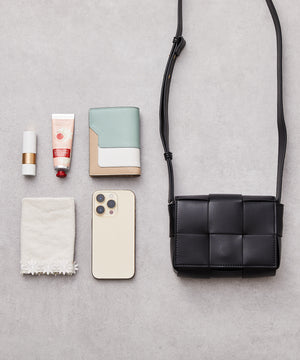 編み込みショルダーミニバッグ/BA-213