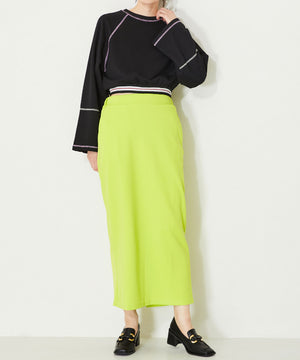 ワイドスクエアトゥヒールローファー/31120