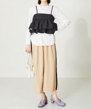 ワイドスクエアトゥヒールローファー/31120