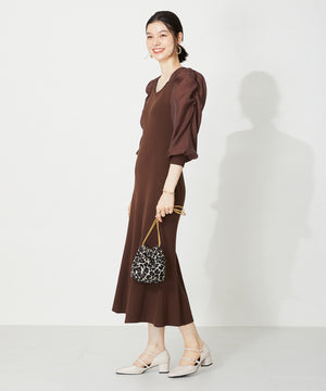 ダブルストラップヒールパンプス/31308