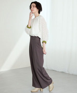 スクエアトゥニットヒールブーツ/31403