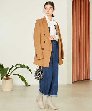 スクエアトゥニットヒールブーツ/31403